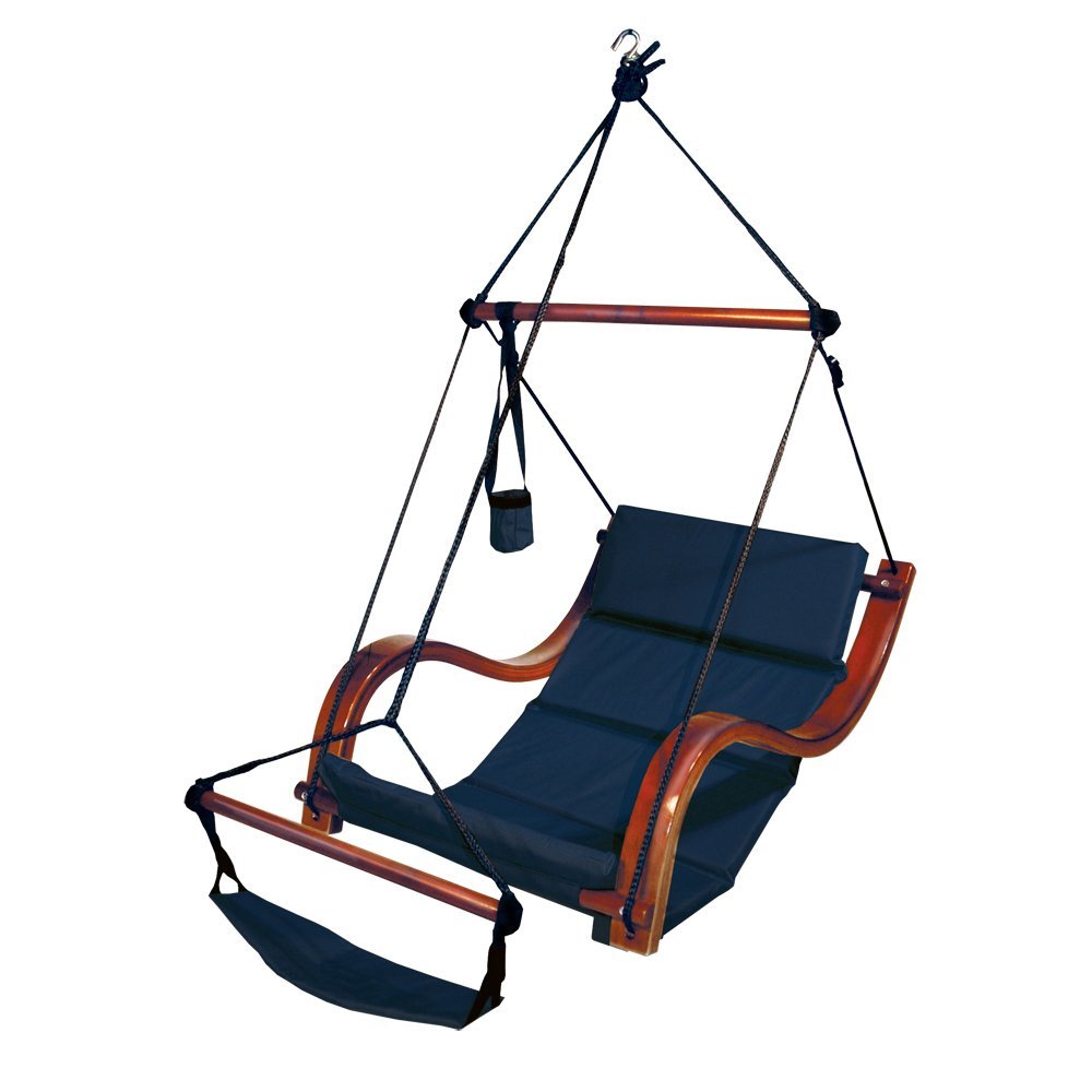 BEST REST Hammock Hanging Chair - BLUE