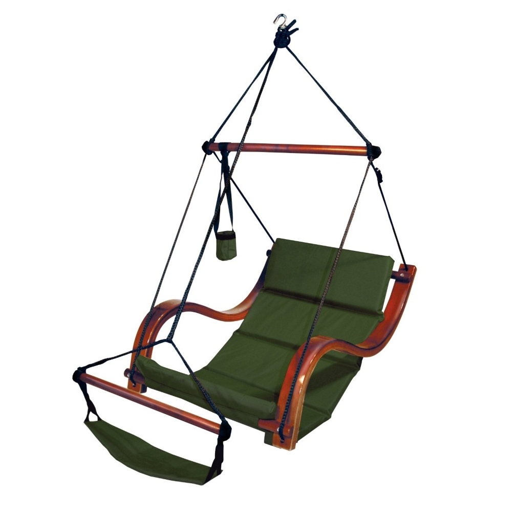 BEST REST Hammock Hanging Chair - GREEN