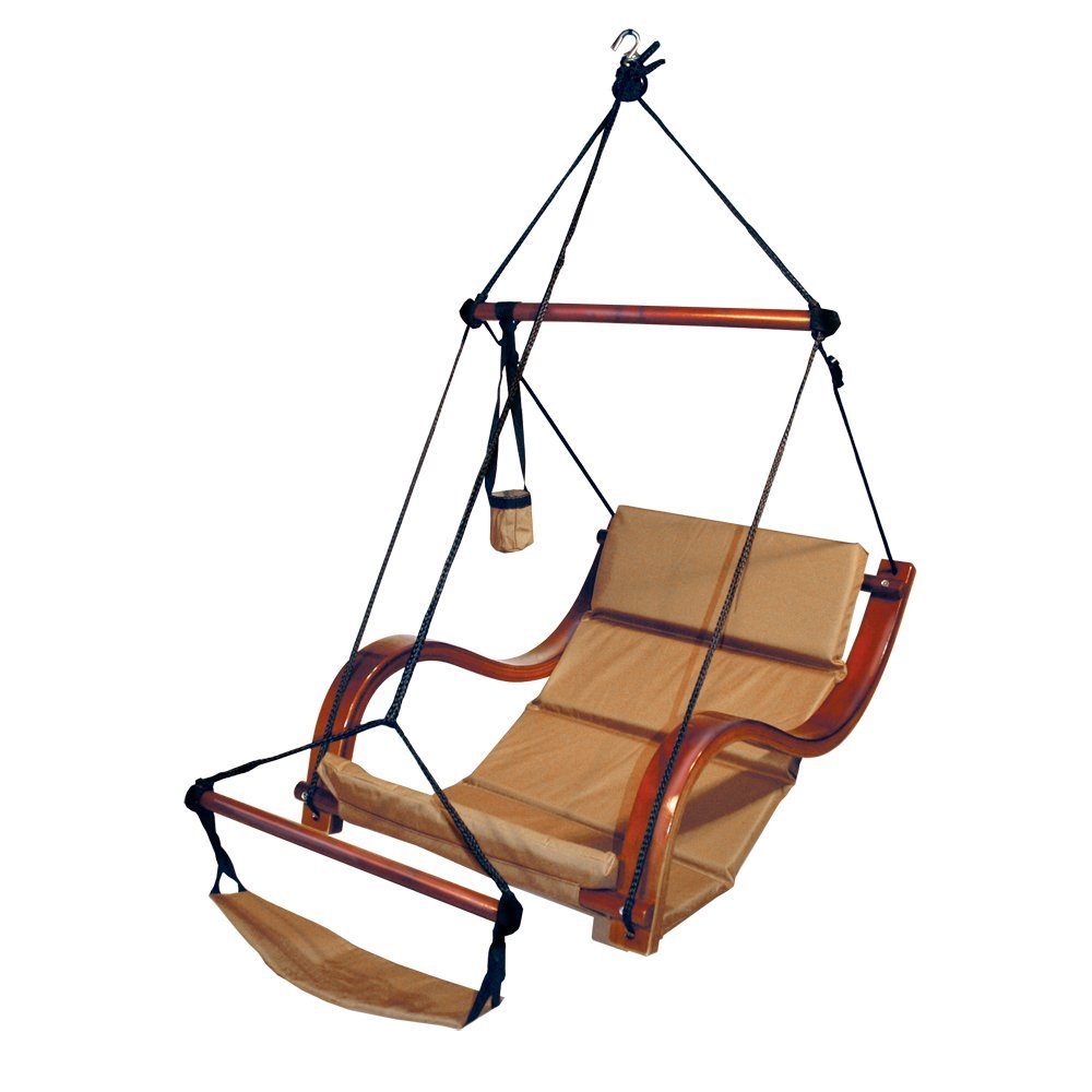 BEST REST Hammock Hanging Chair - TAN